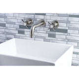 Essex Two-Handle 3-Hole Wall Mount Bathroom Faucet