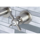 Essex Double-Handle 3-Hole Wall Mount Bathroom Faucet