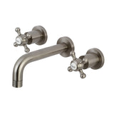 Metropolitan Double-Handle 3-Hole Wall Mount Bathroom Faucet
