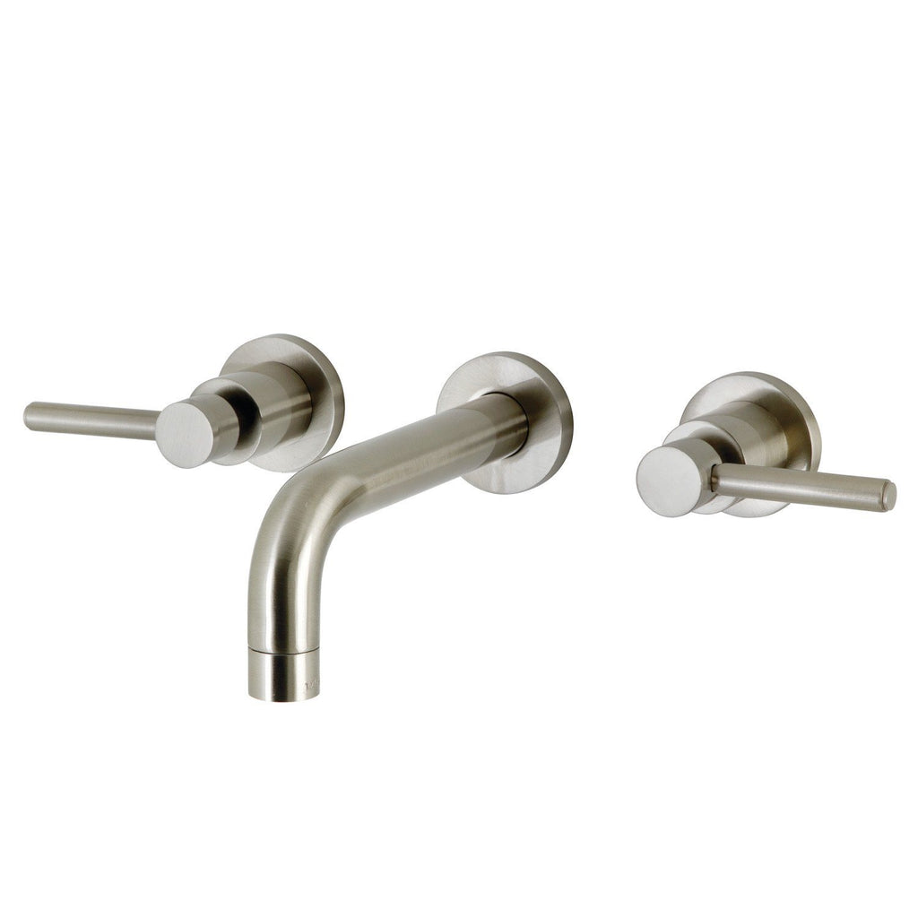 Two-Handle 3-Hole Wall Mount Bathroom Faucet Trim Only