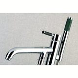 Kaiser Single-Handle 1-Hole Freestanding Tub Faucet with Hand Shower