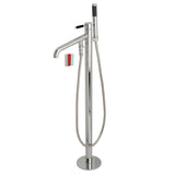 Kaiser Single-Handle 1-Hole Freestanding Tub Faucet with Hand Shower