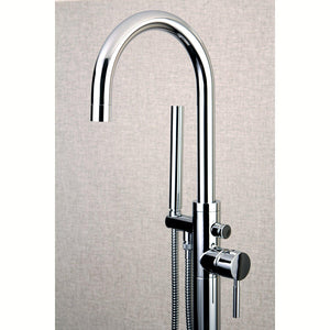 Concord Single-Handle 1-Hole Freestanding Tub Faucet with Hand Shower