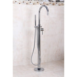 Concord Single-Handle 1-Hole Freestanding Tub Faucet with Hand Shower