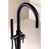 Concord Single-Handle 1-Hole Freestanding Tub Faucet with Hand Shower