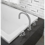 NuWave French Two-Handle 3-Hole Deck Mount Roman Tub Faucet