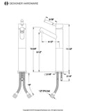 Wellington Single-Handle 1-Hole Deck Mount Vessel Faucet