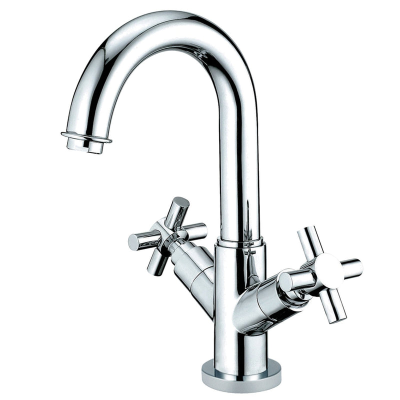 Concord Double-Handle 1-or-3 Hole Deck Mount 4-Inch Centerset Bathroom Faucet with Push-Up Pop-Up