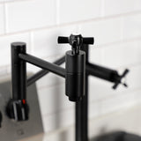 Millennium Two-Handle 1-Hole Deck Mount Pot Filler