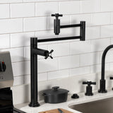 Millennium Two-Handle 1-Hole Deck Mount Pot Filler