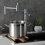 Millennium Two-Handle 1-Hole Deck Mount Pot Filler