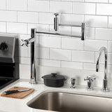 Millennium Two-Handle 1-Hole Deck Mount Pot Filler