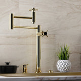 Concord Two-Handle 1-Hole Deck Mount Pot Filler