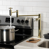 Millennium Two-Handle 1-Hole Deck Mount Pot Filler