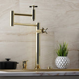 Millennium Two-Handle 1-Hole Deck Mount Pot Filler