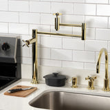 Millennium Two-Handle 1-Hole Deck Mount Pot Filler