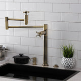 Millennium Two-Handle 1-Hole Deck Mount Pot Filler