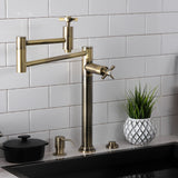 Millennium Two-Handle 1-Hole Deck Mount Pot Filler