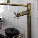 Millennium Two-Handle 1-Hole Deck Mount Pot Filler