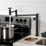 Millennium Two-Handle 1-Hole Deck Mount Pot Filler