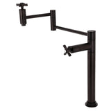 Millennium Two-Handle 1-Hole Deck Mount Pot Filler