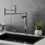 Millennium Two-Handle 1-Hole Deck Mount Pot Filler
