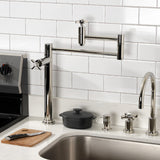Millennium Two-Handle 1-Hole Deck Mount Pot Filler