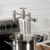 Millennium Two-Handle 1-Hole Deck Mount Pot Filler
