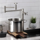 Millennium Two-Handle 1-Hole Deck Mount Pot Filler