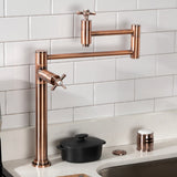 Millennium Two-Handle 1-Hole Deck Mount Pot Filler