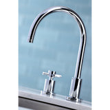 Concord Double-Handle 3-Hole Widespread Kitchen Faucet