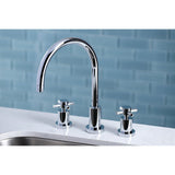 Concord Double-Handle 3-Hole Widespread Kitchen Faucet