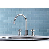Concord Double-Handle 3-Hole Widespread Kitchen Faucet