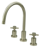 Concord Double-Handle 3-Hole Widespread Kitchen Faucet