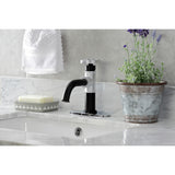 Belknap Single-Handle 1-Hole Deck Mount Bathroom Faucet with Push Pop-Up and Deck Plate