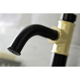Belknap One-Handle 1-Hole Bathroom Faucet with Deck Plate and Push Pop-Up Drain