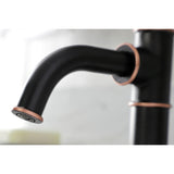 Belknap One-Handle 1-Hole Bathroom Faucet with Deck Plate and Push Pop-Up Drain