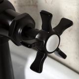 Hamilton One-Handle 1-Hole Bathroom Faucet with Deck Plate and Push Pop-Up Drain