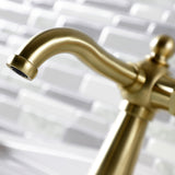 Hamilton One-Handle 1-Hole Bathroom Faucet with Deck Plate and Push Pop-Up Drain
