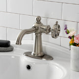 Belknap Single-Handle 1-Hole Deck Mount Bathroom Faucet with Push Pop-Up and Deck Plate