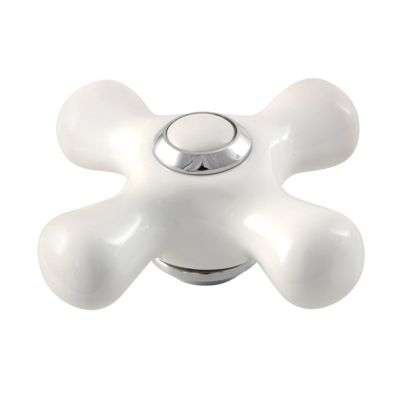 Porcelain Cross Handle, Diverter for Tub Filler