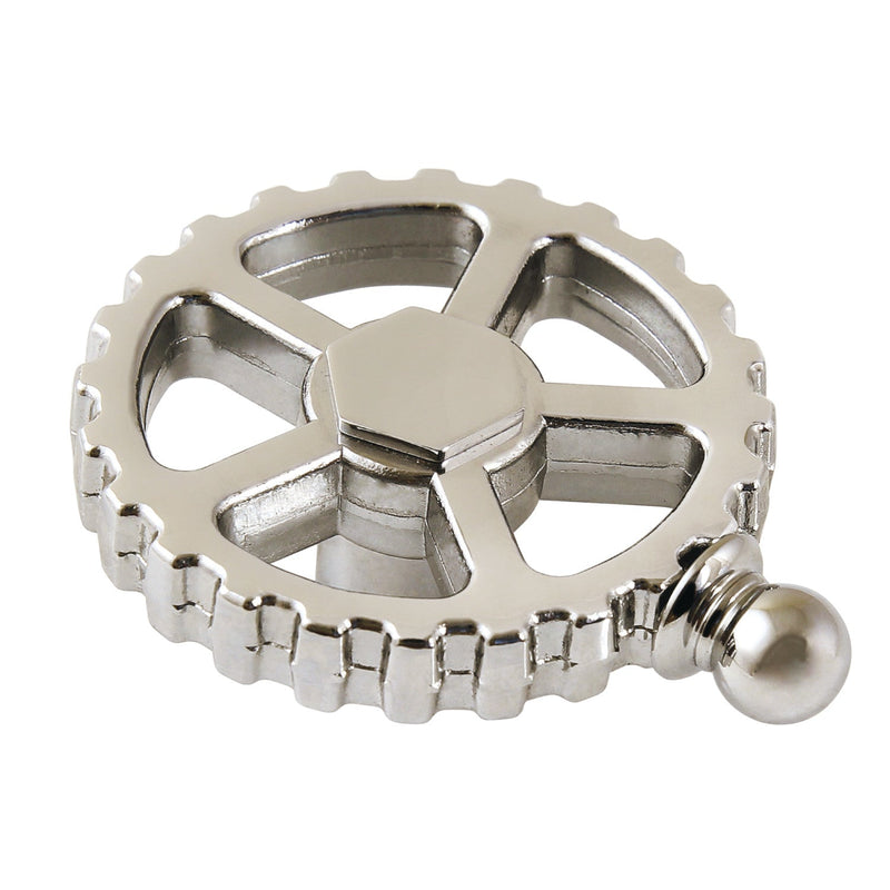 Fuller Brass Industrial Style Machine Gear Wheel Handle