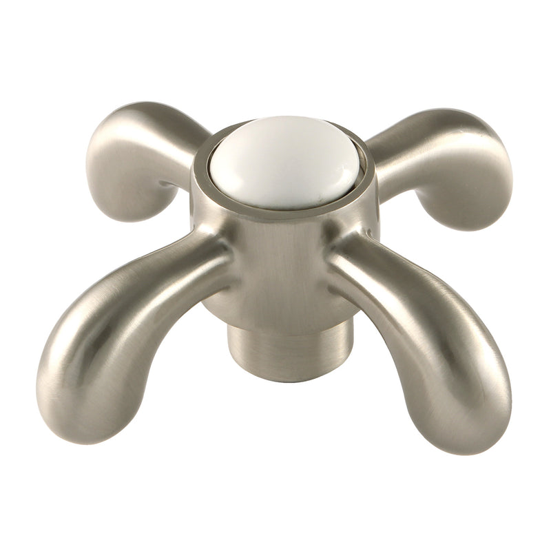 French Country Metal Cross Handle, Diverter for Tub and Shower Faucet
