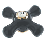 Duchess Black Porcelain Cross Handle (Hot Side)