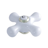 Porcelain Cross Handle (Cold Side)