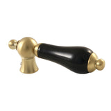 Duchess Black Porcelain Lever Handle