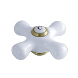 Porcelain Cross Handle (Cold Side)