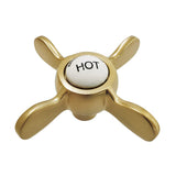 Brass Cross Handle (Hot Side)
