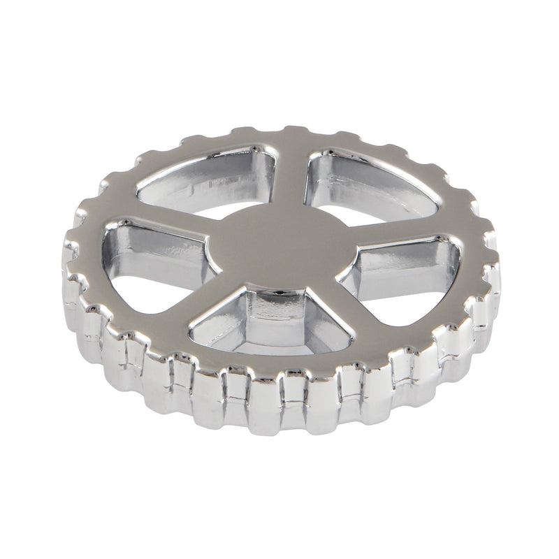 Fuller Brass Industrial Style Machine Gear Wheel Handle