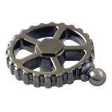 Fuller Brass Industrial Style Machine Gear Wheel Handle (Cold Side)